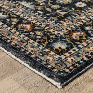 Oriental Weavers Eliana Elegant Indoor Area Rug - Luxurious Textured Polyester With Persian Style In Mineral Tones Blue,Multi Polyester Eeli04160235st