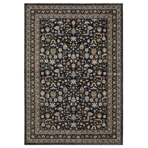 Oriental Weavers Eliana Elegant Indoor Area Rug - Luxurious Textured Polyester With Persian Style In Mineral Tones Blue,Multi Polyester Eeli04160235st