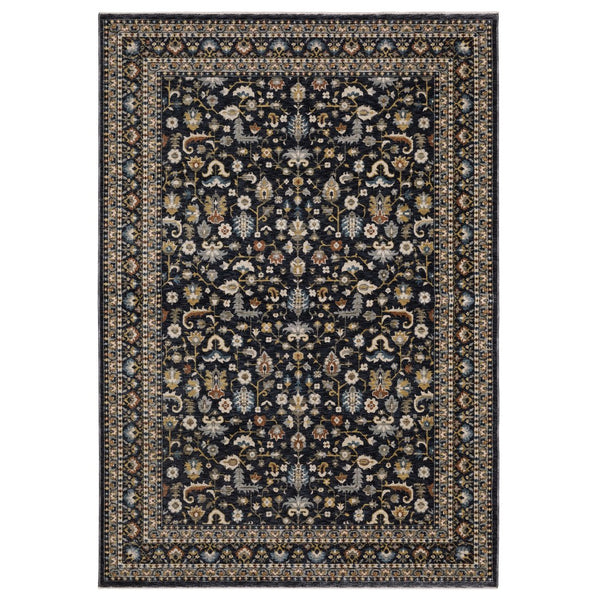 Oriental Weavers Eliana Elegant Indoor Area Rug - Luxurious Textured Polyester With Persian Style In Mineral Tones Blue,Multi Polyester Eeli04160235st