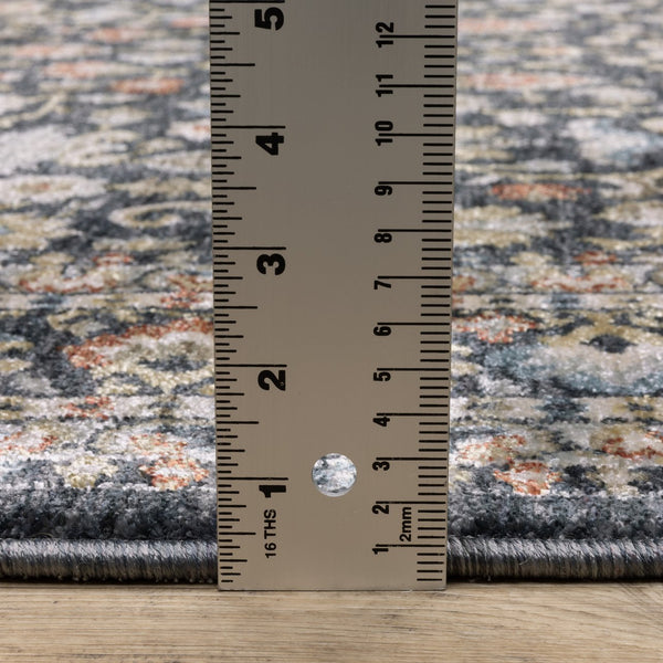 Oriental Weavers Eliana Elegant Indoor Area Rug - Luxurious Textured Polyester With Persian Style In Mineral Tones Blue,Multi Polyester Eeli04160235st