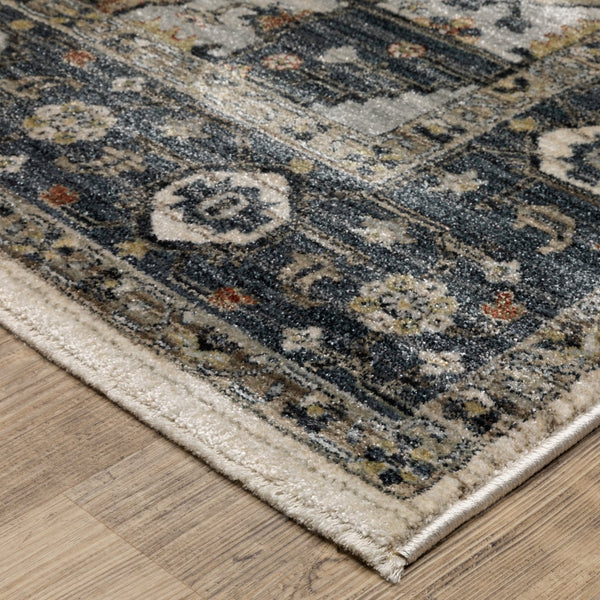 Oriental Weavers Eliana Indoor Area Rug - Luxurious Traditional Persian Design With Striking Mineral Tones Blue,Brown Polyester Eeli05300394st