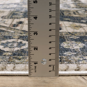 Oriental Weavers Eliana Indoor Area Rug - Luxurious Traditional Persian Design With Striking Mineral Tones Blue,Brown Polyester Eeli05300394st