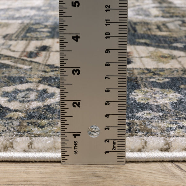 Oriental Weavers Eliana Indoor Area Rug - Luxurious Traditional Persian Design With Striking Mineral Tones Blue,Brown Polyester Eeli05300394st