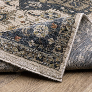 Oriental Weavers Eliana Indoor Area Rug - Luxurious Traditional Persian Design With Striking Mineral Tones Blue,Brown Polyester Eeli05300394st