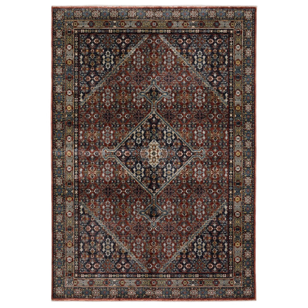 Oriental Weavers Eliana Luxurious Power-loomed Indoor Area Rug With Persian Style In Striking Mineral Tones Red,Multi Polyester Eeli06200296st