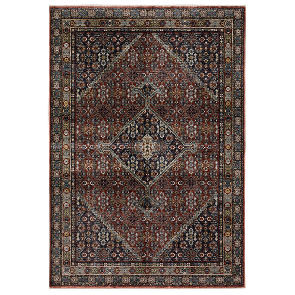 Oriental Weavers Eliana Luxurious Power-loomed Indoor Area Rug With Persian Style In Striking Mineral Tones Red,Multi Polyester Eeli06200296st