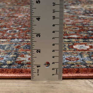 Oriental Weavers Eliana Luxurious Power-loomed Indoor Area Rug With Persian Style In Striking Mineral Tones Red,Multi Polyester Eeli06200296st