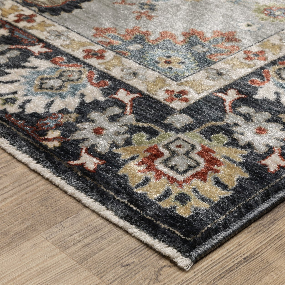Oriental Weavers Eliana Indoor Area Rug - Luxurious 2'3" X 7'6" Size In Blue & Multi With Persian Style & Soft Texture Blue,Multi Polyester Eeli08068235st