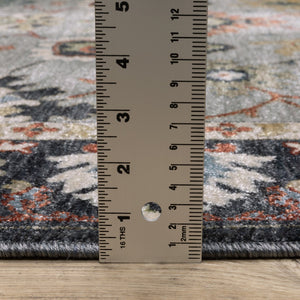 Oriental Weavers Eliana Indoor Area Rug - Luxurious 2'3" X 7'6" Size In Blue & Multi With Persian Style & Soft Texture Blue,Multi Polyester Eeli08068235st