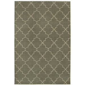 Oriental Weavers Ellerson Modern Geometric Area Rug In Trendy Colors - Soft, Durable, And Texturally Rich Design Brown,Blue Polypropylene E5994d160230st