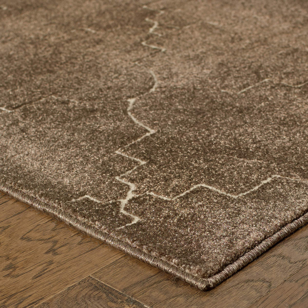 Oriental Weavers Ellerson Geometric Lattice Area Rug Soft Polypropylene Blend for Modern Living Rooms E5994N300390ST