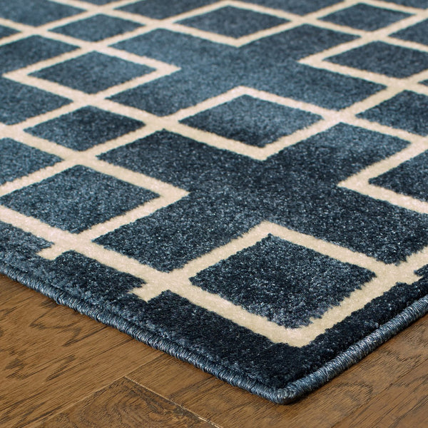 Oriental Weavers Ellerson Indoor Area Rug With Modern Geometric Design, Soft High/Low Texture For Stylish Spaces Beige,Grey Polypropylene E6140b160230st