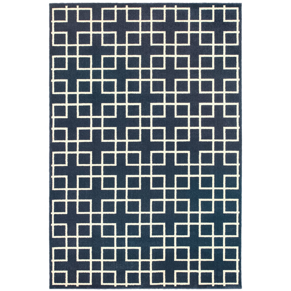 Oriental Weavers Ellerson Indoor Area Rug With Modern Geometric Design, Soft High/Low Texture For Stylish Spaces Beige,Grey Polypropylene E6140b160230st