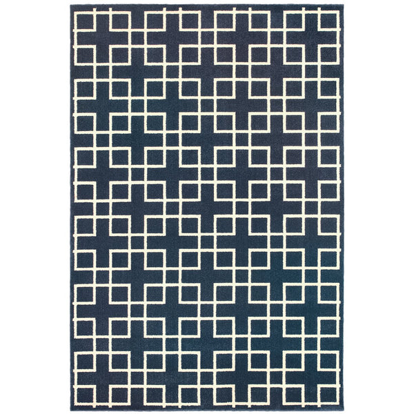Oriental Weavers Ellerson Indoor Area Rug With Modern Geometric Design, Soft High/Low Texture For Stylish Spaces Beige,Grey Polypropylene E6140b160230st