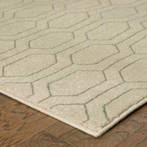 Oriental Weavers Ellerson Geometric Lattice Area Rug Soft Polypropylene Blend for Modern Living Rooms E8021I300390ST