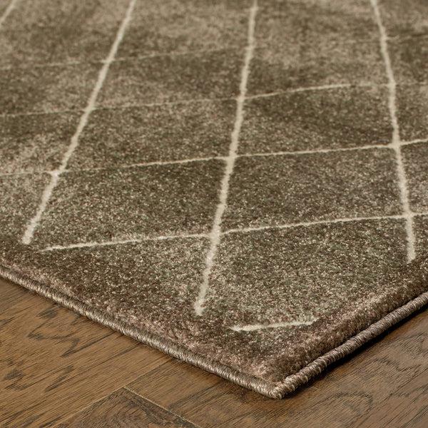 Oriental Weavers Ellerson Geometric Lattice Indoor Rug Soft Polypropylene Blend for Modern Living Rooms E090N4300390ST