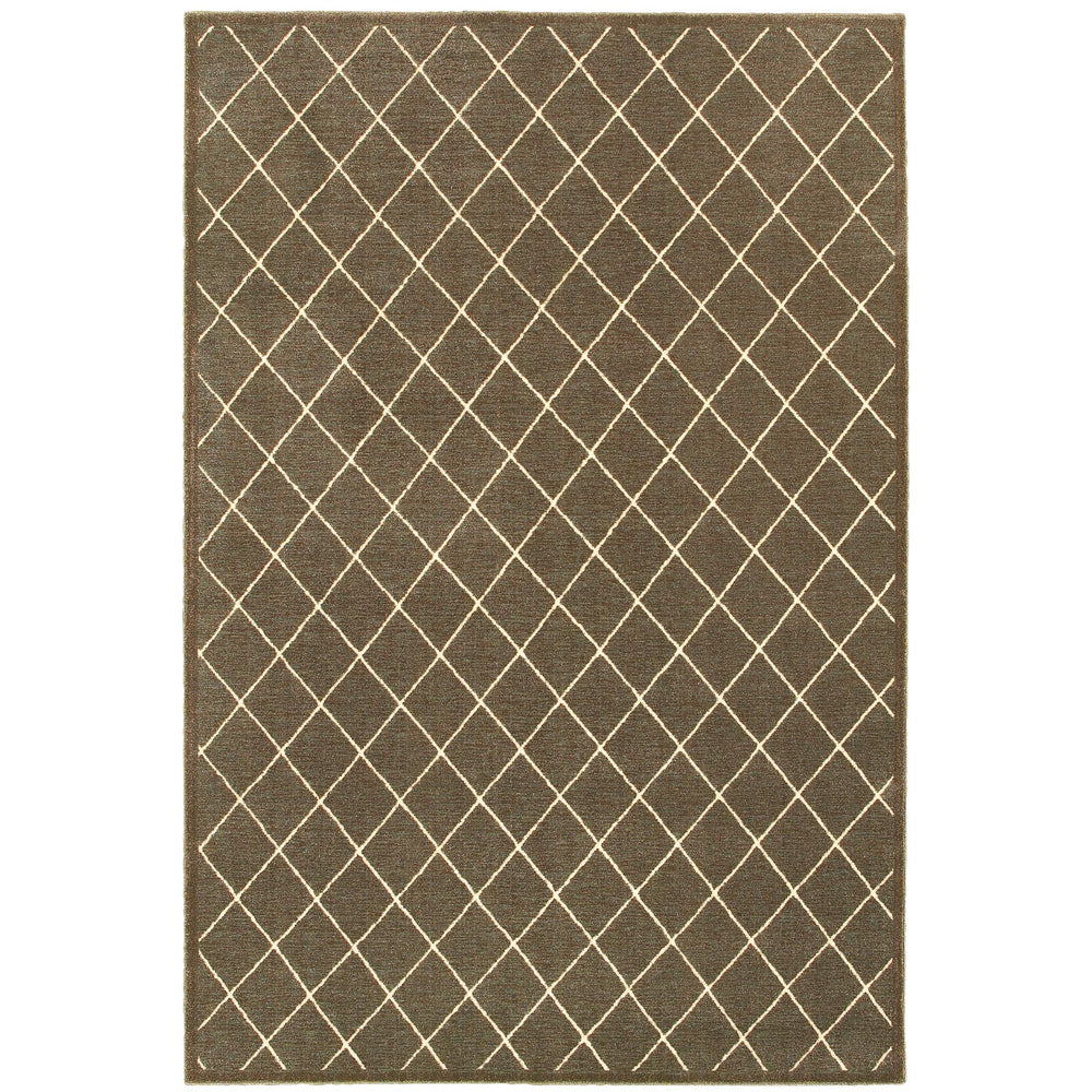 Oriental Weavers Ellerson Geometric Lattice Indoor Rug Soft Polypropylene Blend for Modern Living Rooms E090N4300390ST