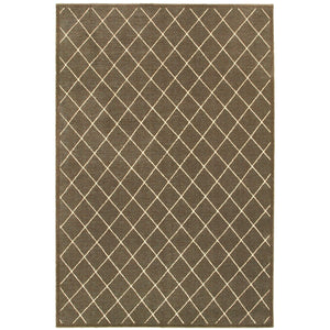 Oriental Weavers Ellerson Geometric Lattice Indoor Rug Soft Polypropylene Blend for Modern Living Rooms E090N4300390ST