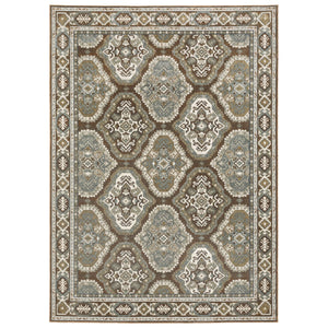 Oriental Weavers Ellington Indoor Area Rug - Luxurious Persian Design With Jewel Tones For Elegant Home Décor Ivory,Blue Polyester Eell03240340st