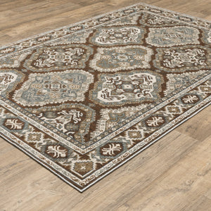 Oriental Weavers Ellington Indoor Area Rug - Luxurious Persian Design With Jewel Tones For Elegant Home Décor Ivory,Blue Polyester Eell03300394st
