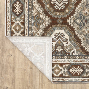 Oriental Weavers Ellington Indoor Area Rug - Luxurious Persian Design With Jewel Tones For Elegant Home Décor Ivory,Blue Polyester Eell03300394st