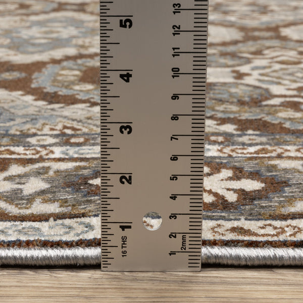 Oriental Weavers Ellington Indoor Area Rug - Luxurious Persian Design With Jewel Tones For Elegant Home Décor Ivory,Blue Polyester Eell03300394st