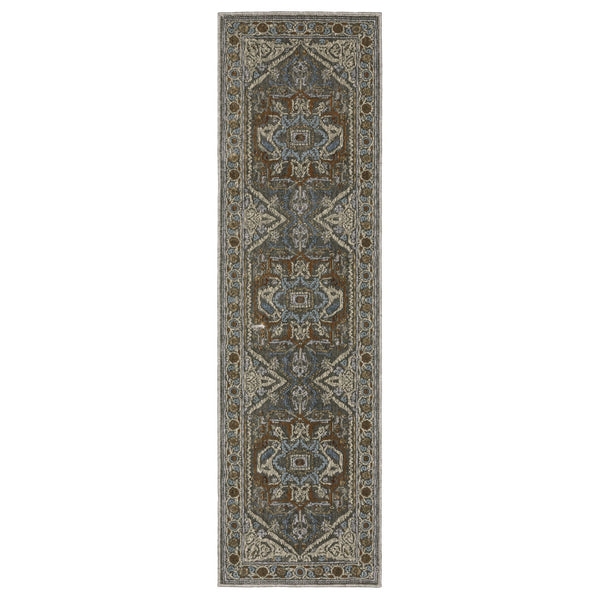 Oriental Weavers Ellington Luxurious Persian Style Indoor Area Rug In Rich Jewel Tones For Elegant Home Décor Blue,Multi Polyester Eell05068235st