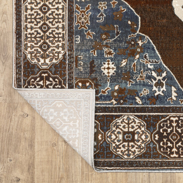 Oriental Weavers Ellington Indoor Area Rug - Luxurious Persian Design In Rich Jewel Tones For Elegant Home Décor Grey,Blue Polyester Eell06300394st