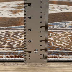 Oriental Weavers Ellington Indoor Area Rug - Luxurious Persian Design In Rich Jewel Tones For Elegant Home Décor Grey,Blue Polyester Eell06300394st