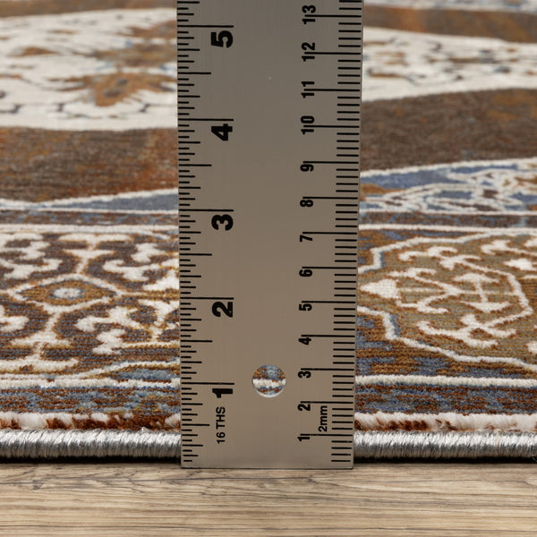 Oriental Weavers Ellington Indoor Area Rug - Luxurious Persian Design In Rich Jewel Tones For Elegant Home Décor Grey,Blue Polyester Eell06300394st