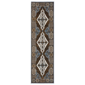 Oriental Weavers Ellington Indoor Area Rug - Luxurious Persian Design In Rich Jewel Tones For Elegant Home Décor Blue,Green Polyester Eell06068235st