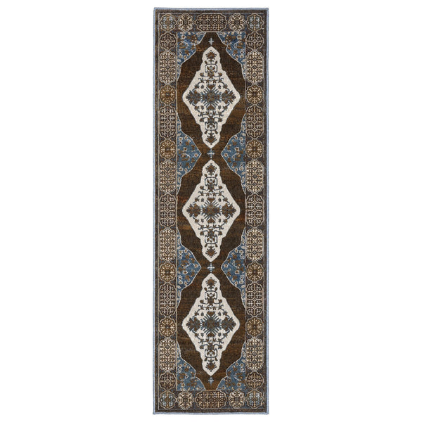 Oriental Weavers Ellington Indoor Area Rug - Luxurious Persian Design In Rich Jewel Tones For Elegant Home Décor Blue,Green Polyester Eell06068235st