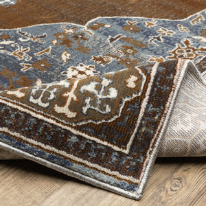 Oriental Weavers Ellington Indoor Area Rug - Luxurious Persian Design In Rich Jewel Tones For Elegant Home Décor Grey,Blue Polyester Eell06300394st