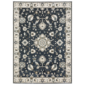 Oriental Weavers Ellington Luxurious Persian-style Indoor Area Rug With Jewel Tones And Textured Softness For Home Blue,Multi Polyester Eell08240340st