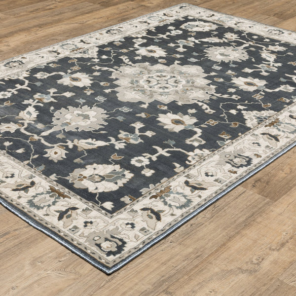 Oriental Weavers Ellington Luxurious Persian-style Indoor Area Rug With Jewel Tones And Textured Softness For Home Blue,Blue Polyester Eell08200296st