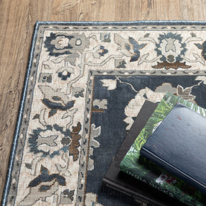 Oriental Weavers Ellington Luxurious Persian-style Indoor Area Rug With Jewel Tones And Textured Softness For Home Blue,Blue Polyester Eell08200296st