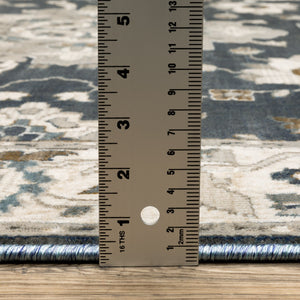 Oriental Weavers Ellington Luxurious Persian-style Indoor Area Rug With Jewel Tones And Textured Softness For Home Blue,Blue Polyester Eell08200296st