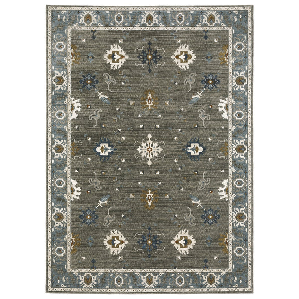 Oriental Weavers Ellington Persian-style Area Rug In Rich Jewel Tones - Soft, Textured, Made In The Usa For Elegance Ivory,Multi Polyester Eell09240340st