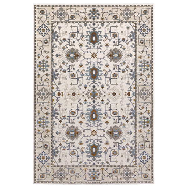 Oriental Weavers Ellington Indoor Area Rug - Luxurious Persian Design In Rich Jewel Tones For Elegant Home Décor Ivory,Multi Polyester Eell10160235st