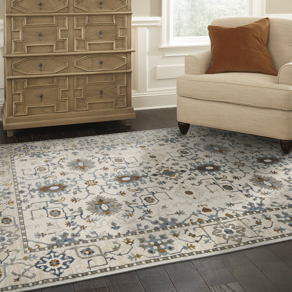 Oriental Weavers Ellington Indoor Area Rug - Luxurious Persian Design In Rich Jewel Tones For Elegant Home Décor Ivory,Multi Polyester Eell10160235st