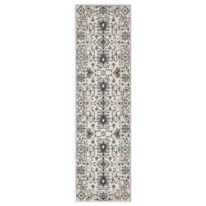Oriental Weavers Ellington Indoor Area Rug - Luxurious Persian Design In Rich Jewel Tones For Elegant Home Décor Ivory,Blue Polyester Eell10068235st
