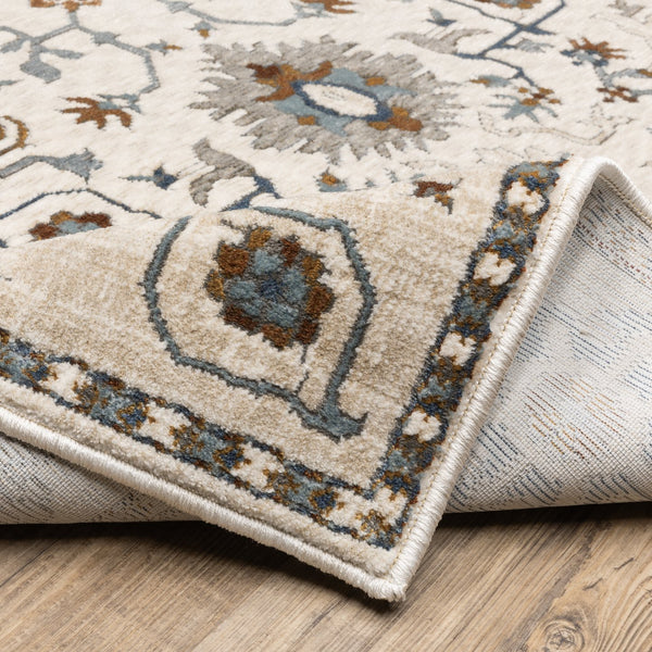 Oriental Weavers Ellington Indoor Area Rug - Luxurious Persian Design In Rich Jewel Tones For Elegant Home Décor Ivory,Multi Polyester Eell10160235st