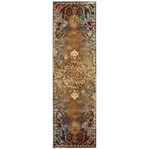 Oriental Weavers Empire Textured Indoor Area Rug - Luxurious Softness With Distressed Traditional Elegance Gold,Red Polypropylene E021j4068230st