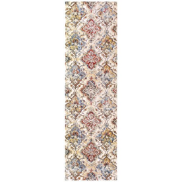 Oriental Weavers Empire Indoor Area Rug - Luxurious Textured Yarn With Traditional Distressed Style And Jewel Tones Ivory,Gold Polypropylene E030j4068230st