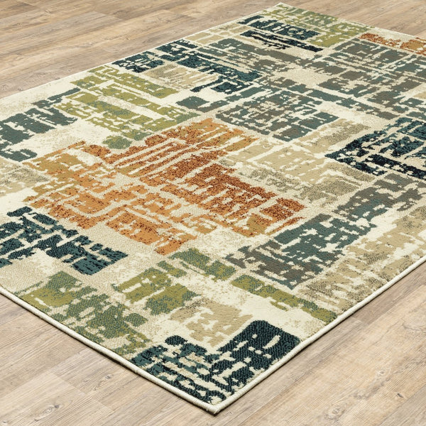 Oriental Weavers Evandale Indoor Area Rug - Elegant Tonal Neutrals And Versatile Designs For Modern Spaces Orange,Grey Polypropylene E9836a300390st