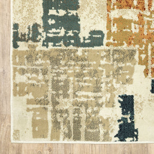 Oriental Weavers Evandale Indoor Area Rug - Elegant Tonal Neutrals And Versatile Designs For Modern Spaces Orange,Grey Polypropylene E9836a300390st