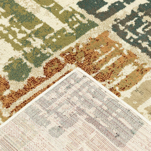 Oriental Weavers Evandale Indoor Area Rug - Elegant Tonal Neutrals And Versatile Designs For Modern Spaces Orange,Grey Polypropylene E9836a300390st