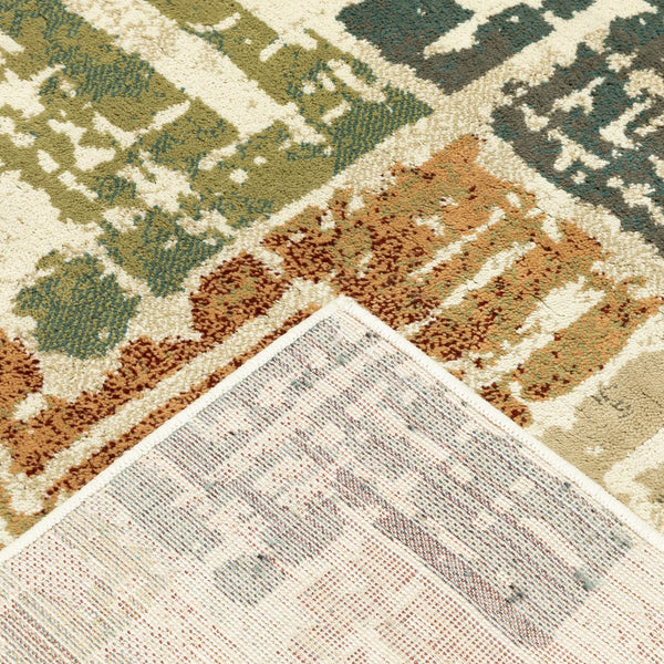 Oriental Weavers Evandale Indoor Area Rug - Elegant Tonal Neutrals And Versatile Designs For Modern Spaces Orange,Grey Polypropylene E9836a300390st