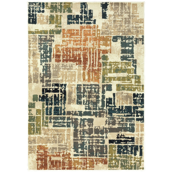 Oriental Weavers Evandale Indoor Area Rug - Elegant Tonal Neutrals And Versatile Designs For Modern Spaces Orange,Grey Polypropylene E9836a300390st