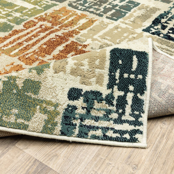 Oriental Weavers Evandale Indoor Area Rug - Elegant Tonal Neutrals And Versatile Designs For Modern Spaces Orange,Grey Polypropylene E9836a300390st